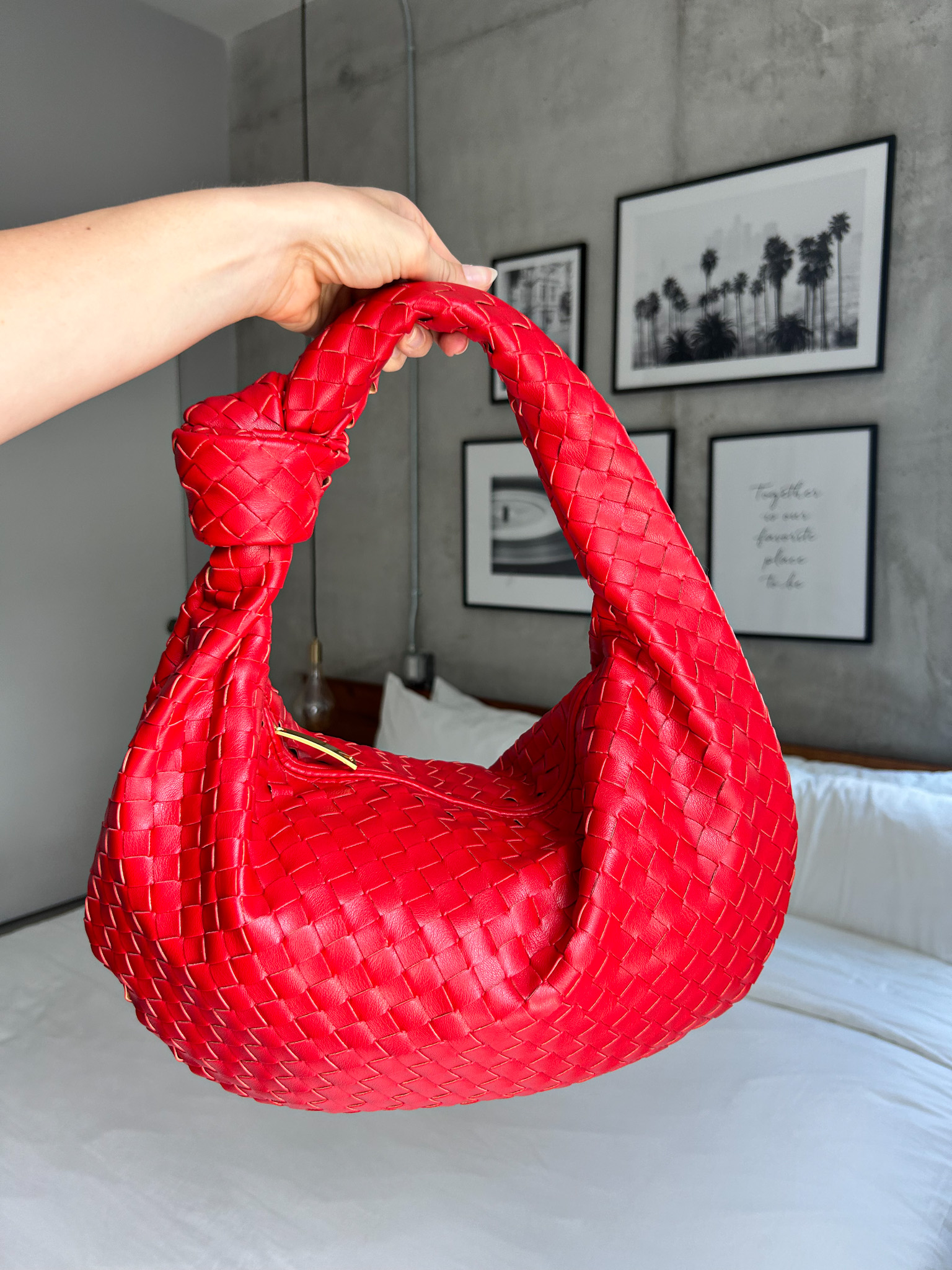 Trendy Hobo Shoulder Bag for Women Braid Bag Stylish Woven Knot Purse for Everyday Leather Handbag Best Seller Perfect Gift for Girlfriend pattybofficial designer inspired dupe handbag for women luxury lifestyle store bottega veneta jodie dumpling bag knoten tasche gewebte tasche